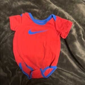 Nike Red and Blue onesie
